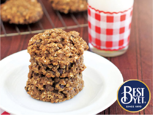 Chocolate Chip Banana Oatmeal Cookies