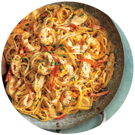 Chicken & Shrimp Cajun Linguine