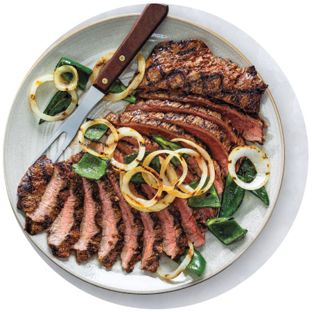 Grilled Salsa-Marinated Flank Steak