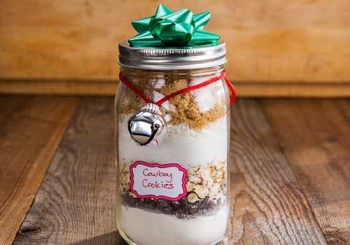 DIY Cowboy Cookies Gift Jar
