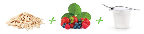 Oats + Mixed Berries + Yogurt