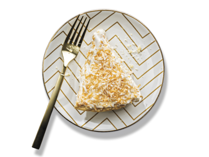 5-Ingredient Frozen Coconut Cream Pie