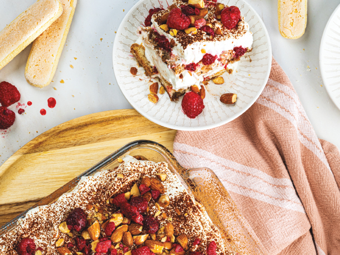 Almond-Raspberry Tiramisu