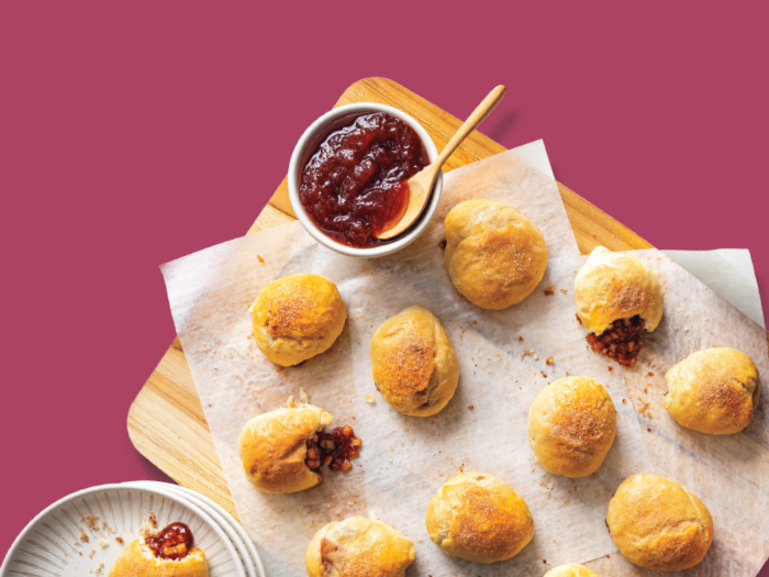 Apple-Cranberry Mini Biscuits