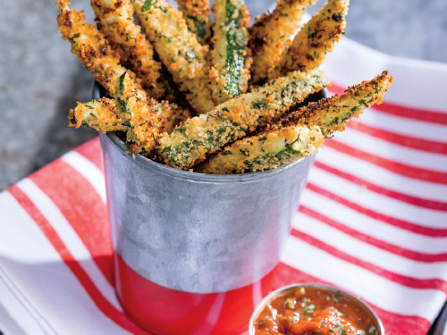 Baked Zucchini Fries<br />
