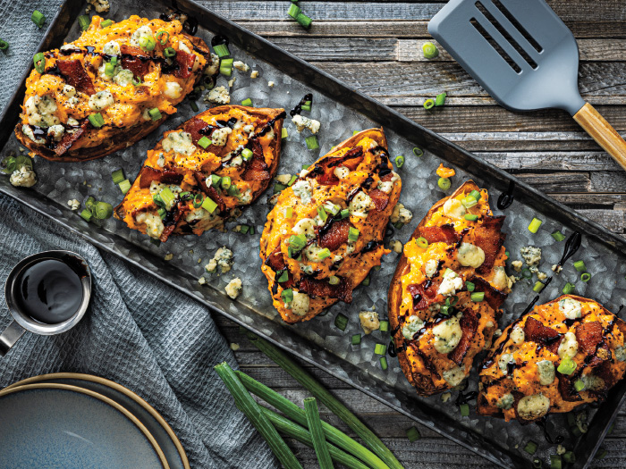 Elevated Twice-Baked Sweet Potatoes