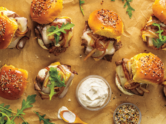 French Onion Roast Beef Sliders