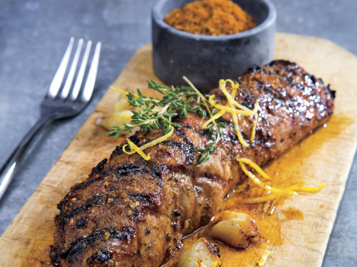 Grilled Cajun Pork Tenderloin