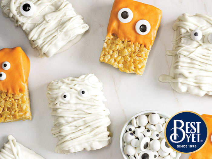 Marshmallow Cereal Treat Mummies & Monsters