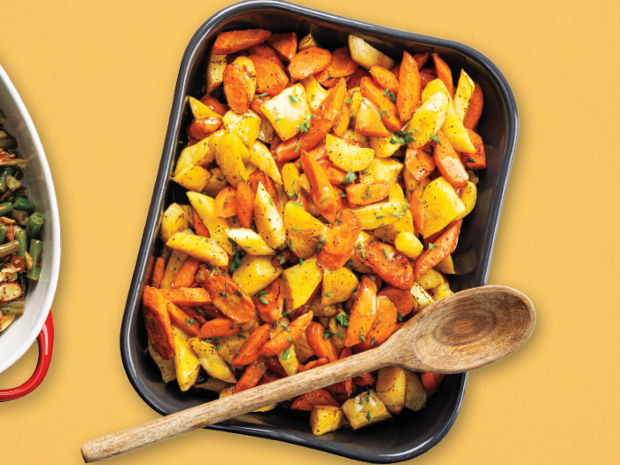 Roasted Carrots & Parsnips with Cider Vinaigrette