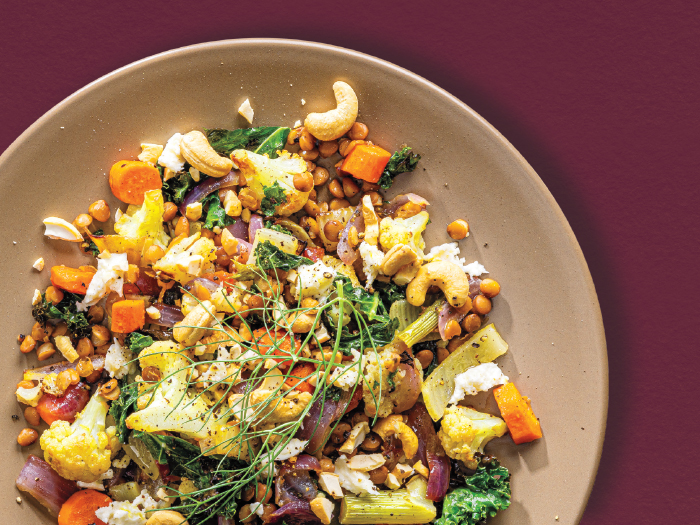 Roasted Vegetable & Lentil Salad