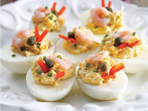 Shrimp Deviled Eggs