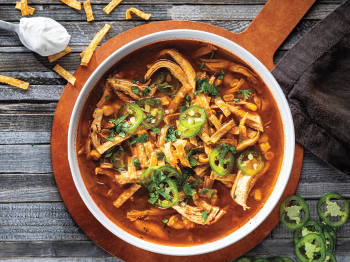 Slow Cooker Chipotle Chicken Tortilla Soup