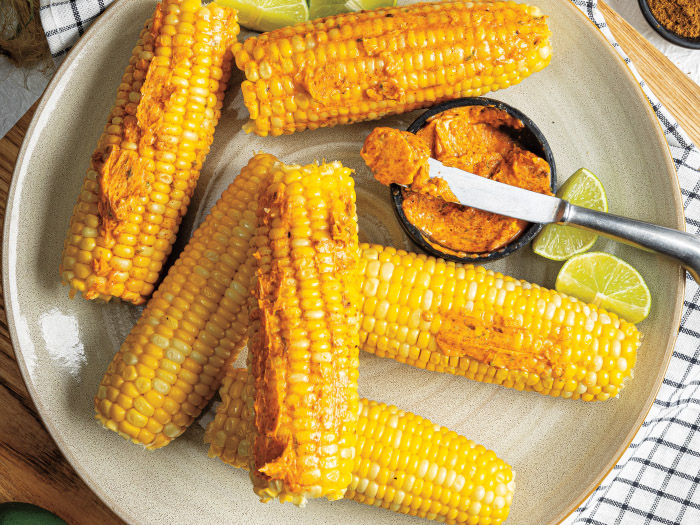 Sweet Corn with Chili-Lime Butter