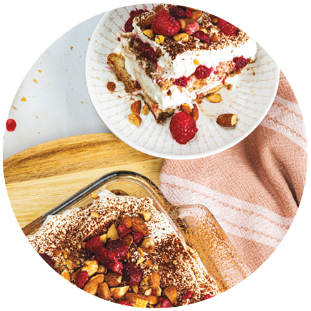 Almond-Raspberry Tiramisu