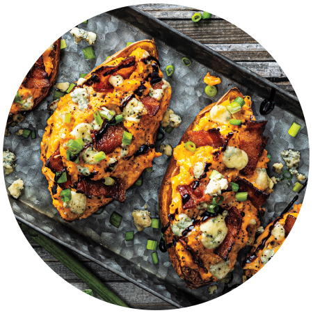 Elevated Twice-Baked Sweet Potatoes