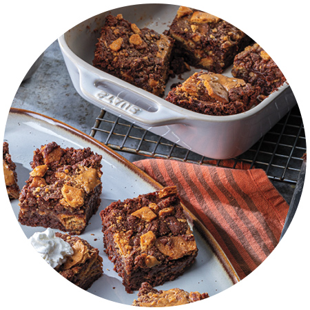 Peanut Butter & Graham Cracker Brownies